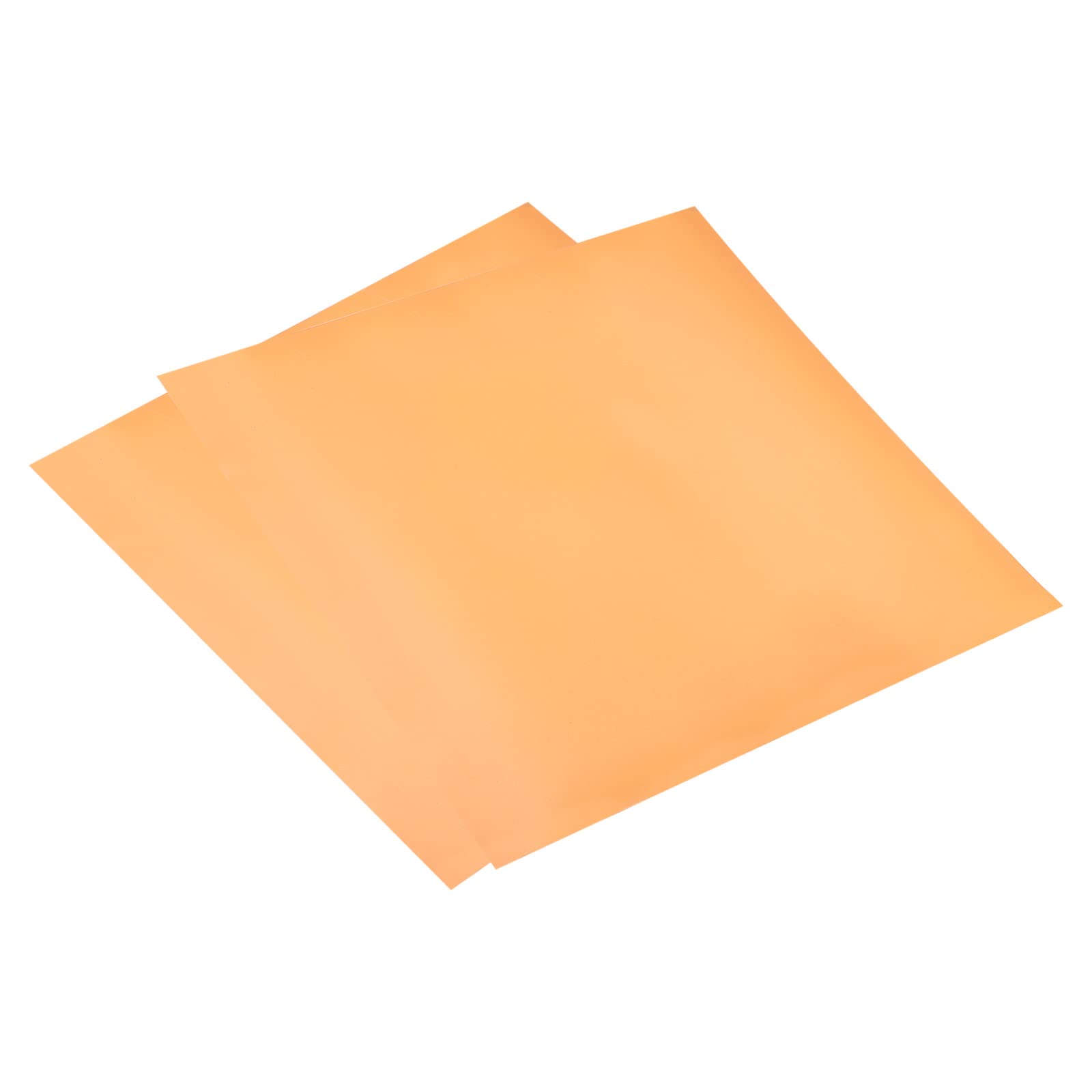 PATIKIL 20x20" PVC Backdrop, 2 Pack Seamless Non-Reflection Photo Background for Photography Studio, Orange