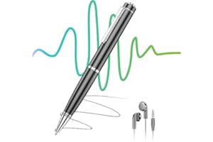 64GB Voice Activated Recorder - ZIPCIDE Audio Voice Recorder for Lectures, Noise Reduction Recording Device, Voice Recorder for Meetings/Interviews/Classes/Concerts