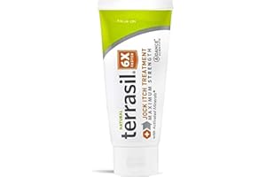 terrasil Jock Itch Antifungal Treatment Extra Strength -Clinically Proven Clotrimazole for Effective Jock Itch Treatment, All-Natural Soothing Care & Fast Relief of Jock Itch (50g)