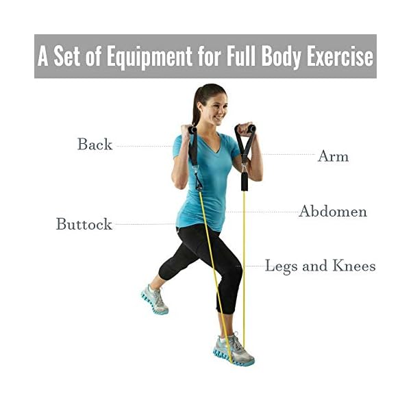 Johiux-11-Pack-Resistance-Bands-Set-Portable-Home-Gym-Accessories-Including-5-Stackable-Exercise-Bands-with-Handles-Perfect-for-Resistance-Training-Physical-Therapy-Home-Workout-Yoga-Pilates Johiux 11 Pack Resistance Bands Set, Portable Home Gym Accessories Including 5 Stackable Exercise Bands with Handles Perfect for Resistance Training, Physical Therapy, Home Workout, Yoga, Pilates