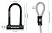White Rock Gear Bike U Lock with Cable - Heavy Duty 16mm Bicycle Lock with 45