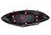 Vercord Handbag Purse Tote Pocketbook Organizer Insert Zipper Closure 11 Pockets, Black Dots L