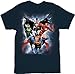 Justice League Of America Men's The Coming Storm T-shirt Navy