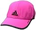 adidas Women's Adizero Ii Cap, Shock Pink/Dark Grey Heather/Black, One Size