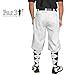 Golf Knickers White Microfiber (Plus Fours) for Men