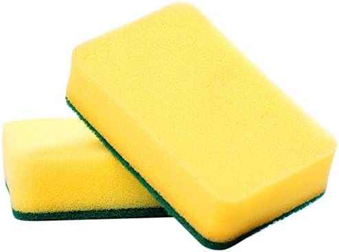 Kitchen Sponge,Multi-Use Scrunge Scrub Sponge,Pack of 2