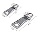 WXJ13 12 Pieces Zipper Head Luggage Accessories Leather Special Zipper Pull Card Detachable Pull Tab,2 Sizes, 2 Colors
