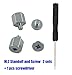 Kalanution M.2 Standoff and Screw for M.2 Drives,Asus Motherboard M.2 Screw + Hex Nut Stand Off Spacer(2 Sets)+1 pcs Screwdriver