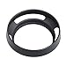 Fotasy 39mm Metal Curved Lens Hood, 39mm Vented Hood, 39mm Lens Hood for Fuji Leica Leitz Panasonic Olympus Panasonic Sony Lens, 39mm Screw-in Lens Hood