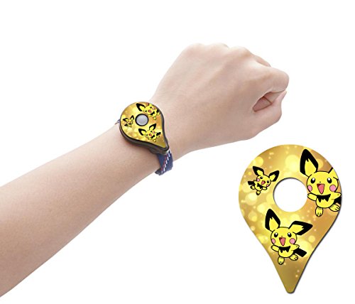 POTLIFE PICHU Pokemon go Plus LEATHER Top Cover Skin Sticker Accessory (Two pieces only) Pokemon go Plus not included POTLIFE PICHU Pokemon go Plus LEATHER Top Cover Skin Sticker Accessory (Two pieces only) Pokemon go Plus not included