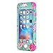 iPhone 6 Plus Case, iPhone 6S Plus Case, Ranyi [2 Piece Floral Flower] [360 Full Body Protection] [Shock Absorbing] Hybrid Rugged Protective Case for Apple iPhone 6/6s Plus (5.5 inch), hot Pink