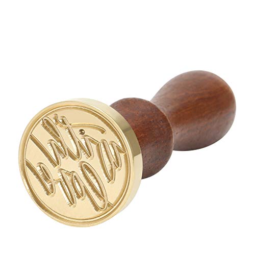 with Love Wax Seal Stamp for Wedding, Mornajina Handwritten Sealing Stamp Perfect for Embellishment of Cards, Envelopes, Invitations, Gift Package