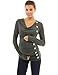 PattyBoutik Mama Cowl Neck Buttons Maternity Tunic Top