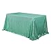 Trlyc Mint Sequin Tablecloth - 60x105inch Glitter Tablecloth Rectangle Party Wedding Christmas Table Cloth