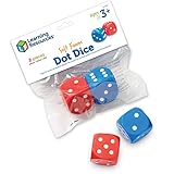 Learning Resources Foam Dice: Dot Dice, Red and