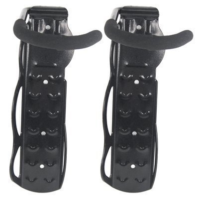 Accessotech 2 x Vertical Wall Mounted Mountable Cycle Storage Hook Bike Rack Stand Holder