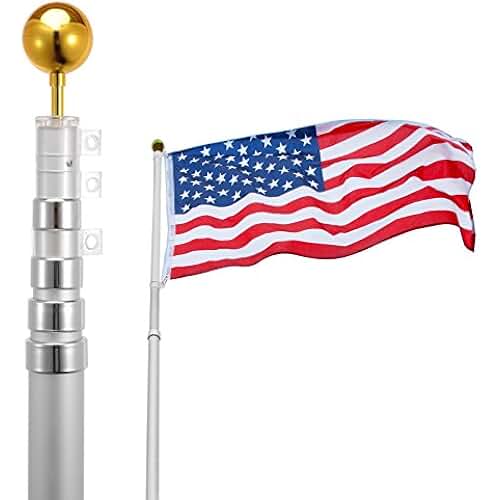 flag pole weight