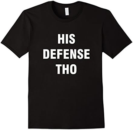 Mens Kawhi His Defense Tho Basketball T-Shirt Medium Black
