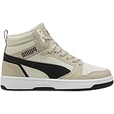 PUMA Kids Boys Rebound V6 Mid Lace Up Sneakers Shoes Casual - Beige