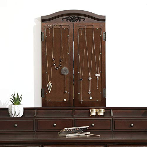 VASAGLE Vanity Makeup Set with 7 Drawers, 2 Brush Slots and 4 Open