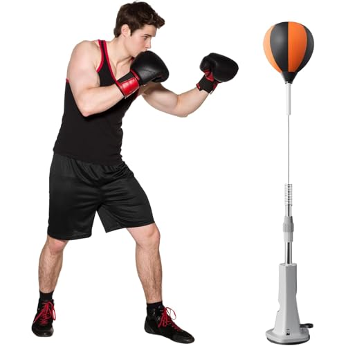 ALISMAEEL Boxing Reaction Ball - Boxing Speed ​​Reflection Bag to Improve Attention, Reaction Time, Agility and Hand-Eye Coordination