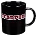 Marvel Deadpool Heat Reveal Ceramic Coffee Mug - Bob Ross Image and Let's Get Crazy, What the Heck Phrase Activates with Heat - 11oz