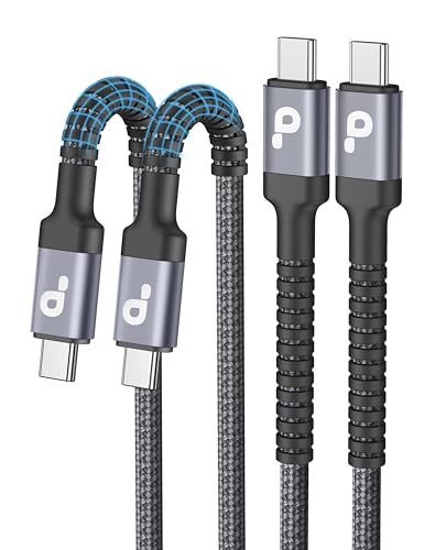 USB C to USB C Cable 10FT Type C Cable USBC Cable PD Fast Charging Cord Compatible for iPhone 17 16 15 Samsung S23 S22 Ultra Pixel iPad Air 4 iPad Pro 2021 MacBook Air (2Pack)