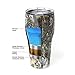TAHOE TRAILS 20 oz Stainless Steel Tumbler Vacuum Insulated Double Wall With Lid, Green Camouflage