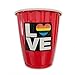 250 Square Love Gay Pride Rainbow Stickers on a Roll - Square Love