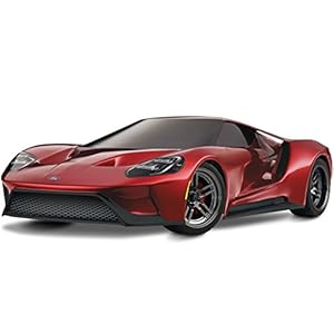 Traxxas 1/10 4WD Ford GT Vehicle with TQ 2.4GHz Radio System, Liquid Red