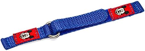 LORUS DISNEY 12MM MICKEY MOUSE BLUE RED SLIP THRU ONE PIECE WATCH BAND STRAP