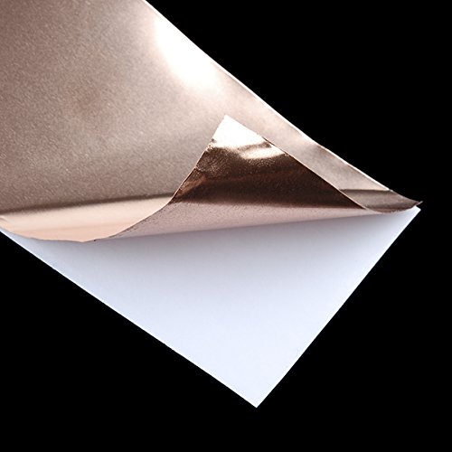 Copper Foil Shielding Tape 6' x 2" - Guitar EMI Reduction - Single Sided Conductive Adhesive - Thumbnail 2