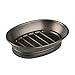 iDesign York Countertop Bar Soap Dish, Metal Soap Holder for Bathroom, Shower, Vanity, 3.87