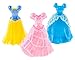 Playkids Disney Princess Little Kingdom MagiClip Fashion Set - 2 Sets of the 3 Dress Set for all 6 Princesses