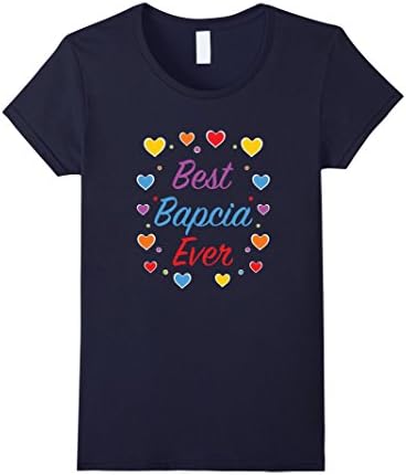 Best Bapcia Ever t-shirt for Polish Grandma - Female XL - Navy
