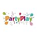 25 Piece Party Decorations Set - Tissue Paper Flowers + Plastic Swirls Bundle - Party Streamers - Tissue Paper Pom Poms - Multi-Color
