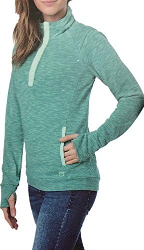 Avalanche Ladies' Snap Neck Pullover, Green, XX-Large