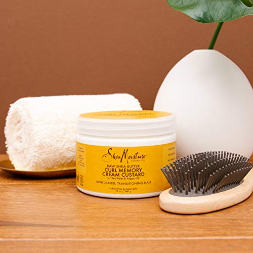 Shea Moisture Raw Butter Curl Memory Custard Cream for Unisex, 12 Ounce