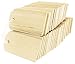 OrangeTag Wood Gift Tags / Blank Wooden Tags for Wine, Decor, Weddings (Pkg 100)