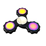 FINGER SPINNER Fidget Spinner Toy Relieve Stress High Speed Focus Toy for Killing Time (Black 8)