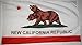 Tinuos New California Republic Fallout Flag 3x5