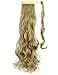 Wavy Curly Ponytail Extension Wrap Around Long Straight Pony Tail Hair Synthetic Hairpiecethumb 3