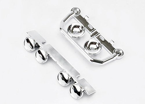 Traxxas 5634 Chrome Front Bumper Light Bar, Chrome Roof Light bar, Summit