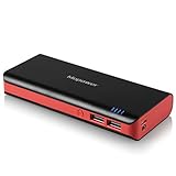 Mopower 12000mAh High Capacity Portable Power Bank Dual Port External Battery Pack Backup Charger for iPad Air mini,iPhone 6 Plus 6s,Samsung Galaxy S6 Note Edge,HTC One,Motorola,Tablets MP3,etc. Mobile Digital Devices (Black)