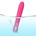 Travel Vibrator, Valentine Gift Mini Lipstick Shape 5 Speed Vibration G-spot Massager Sex Toy for Women Rechargeable SVAKOM Rebecca