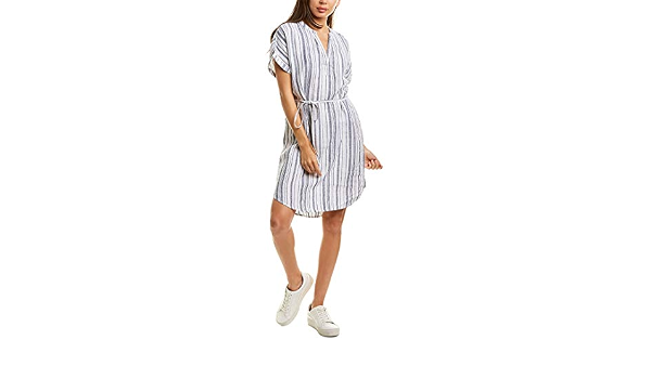 Amelee Beach Linen Caftan Dress 