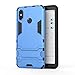 Xiaomi Mi Max 3 Hybrid Case DWaybox 2 in 1 Hybrid Heavy Duty Armor Hard Back Case Cover with Kickstand for Xiaomi Mi Max 3 6.9 Inch (Light Blue)