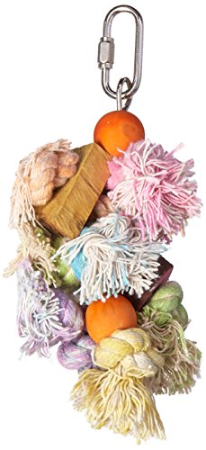 Penn Plax Shaggy Kabob Bird Toy, Small