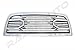 GSI 10-18 Dodge RAM 2500/3500/4500/5500 Big Horn Chrome Grille W/Replacement Shell Packaged Grille (Chrome/Black)