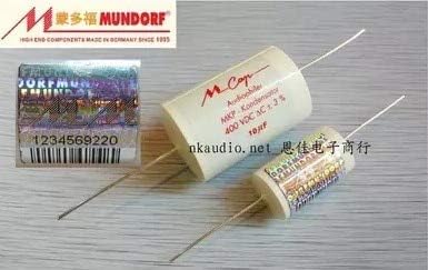 Jammas 1bag/2pcs German original Mundorf Capacitance Mcap Mkp 0.1uf-3.3uf 630V For Audiophiler MKP-Kondensator - (Capacitance: 0.33uf 630v)